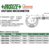 INSIZE Outside Micrometer 3203-225A (200-225mm) / 3203-250A (225-250mm) / 3203-275A (250-275mm) / 3203-300A (275-300mm) - Image 2