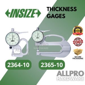 INSIZE Thickness Gages 2364-10 / 2365-10 /0.01mm Graduation