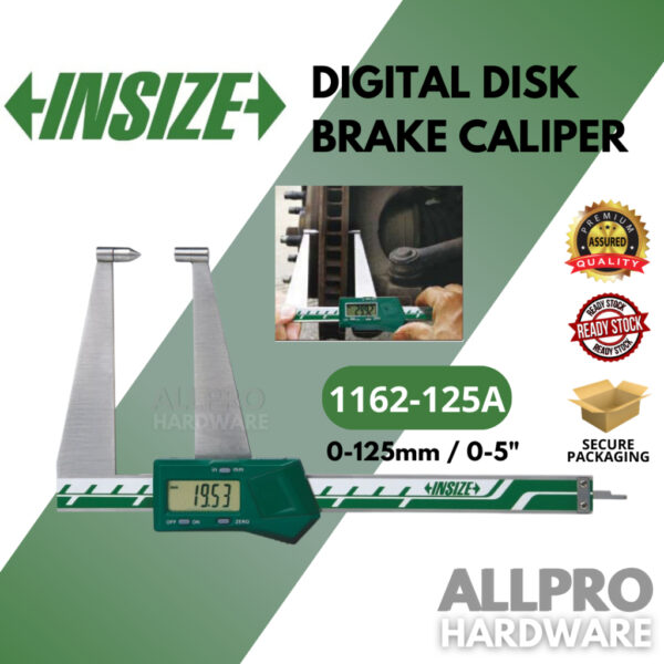 INSIZE Digital Brake Caliper 1162-125A (0-125mm / 0-5")